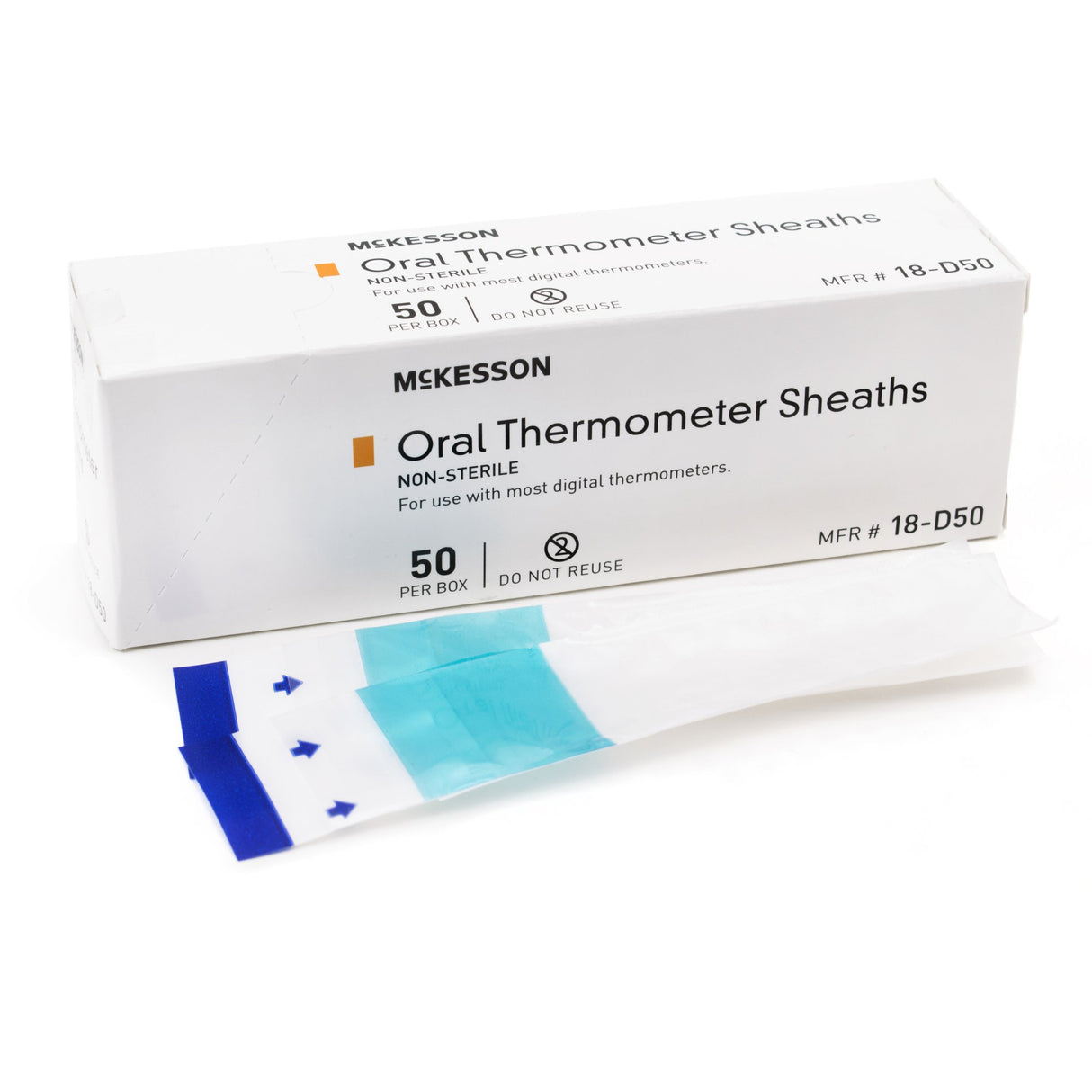 McKesson Disposable Digital Oral Thermometer Probe Covers - BeHope