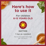 Children's Cold and Cough Relief Zarbee's® All-in-One Daytime Cough Syrup+ Mucus, Throat & Nasal 6 g Strength Syrup 4 oz. - BeHope