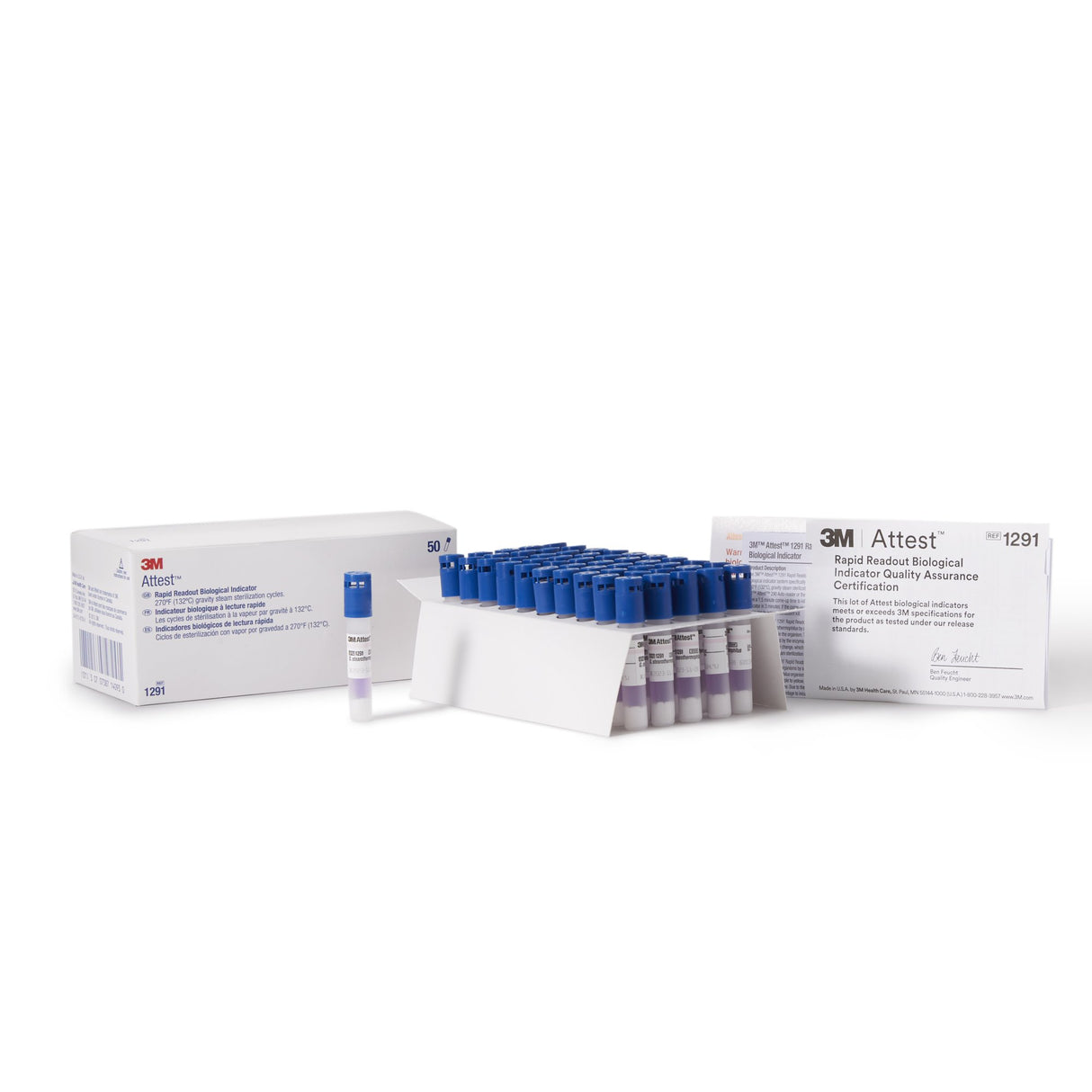 Attest™ Rapid Readout Sterilization Biological Indicator Vial Steam - BeHope