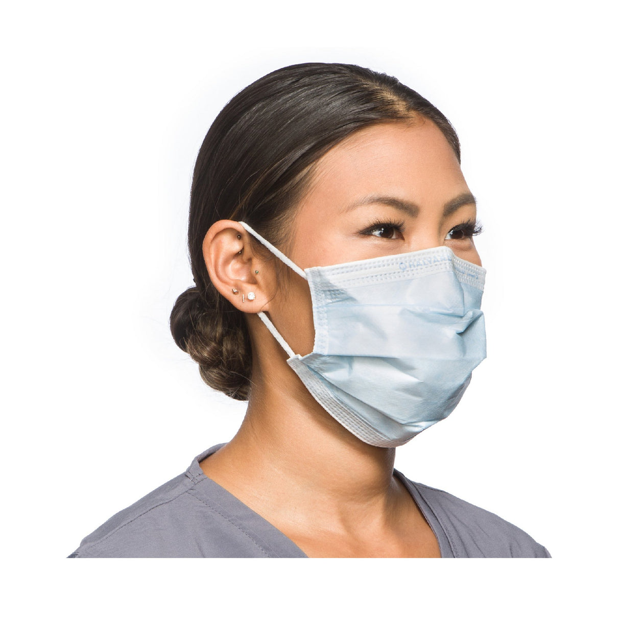 Procedure Mask FluidShield ASTM Level 2 Earloops One Size Fits Most - BeHope