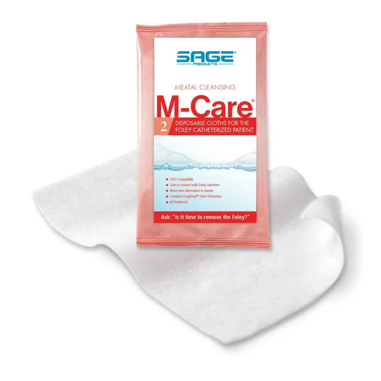 Personal Cleansing Wipe M-Care Meatal Soft Pack Scented 2 Count