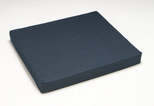 Coussin en mousse pour fauteuil roulant, bleu marine, 15,5 x 17,5 x 1-7/8