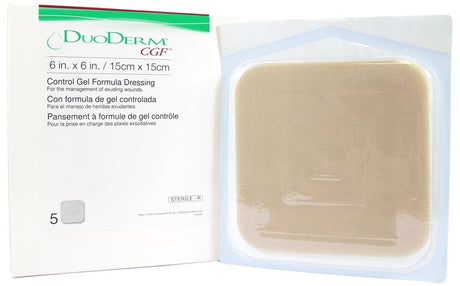 Hydrocolloid Dressing DuoDERMÂ® CGFÂ® Border Foam Backing 4 X 5 Inch Triangle Hydrocolloid - BeHope
