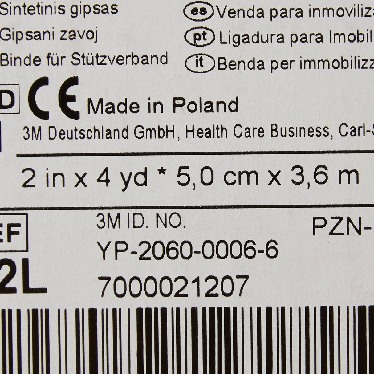 Cast Tape 3M™ Scotchcast™ Plus 2 Inch X 12 Foot Fiberglass / Resin Light Blue - BeHope