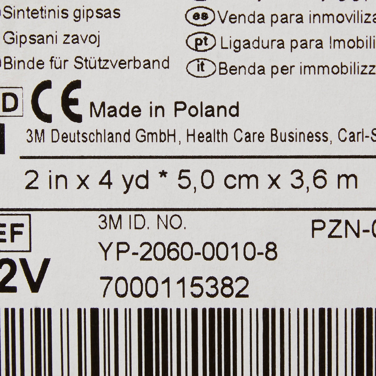 Cast Tape 3M™ Scotchcast™ Plus 2 Inch X 12 Foot Fiberglass / Resin Bright Green - BeHope