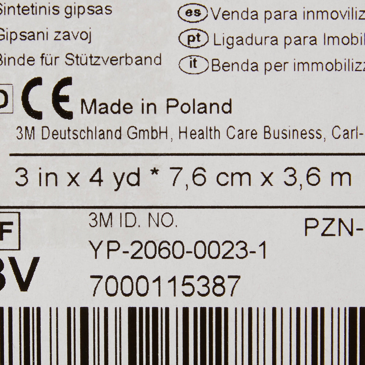 Cast Tape 3M™ Scotchcast™ Plus 3 Inch X 12 Foot Fiberglass / Resin Bright Green - BeHope