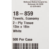 Procedure Towel McKesson 13 W X 18 L Inch White NonSterile - BeHope