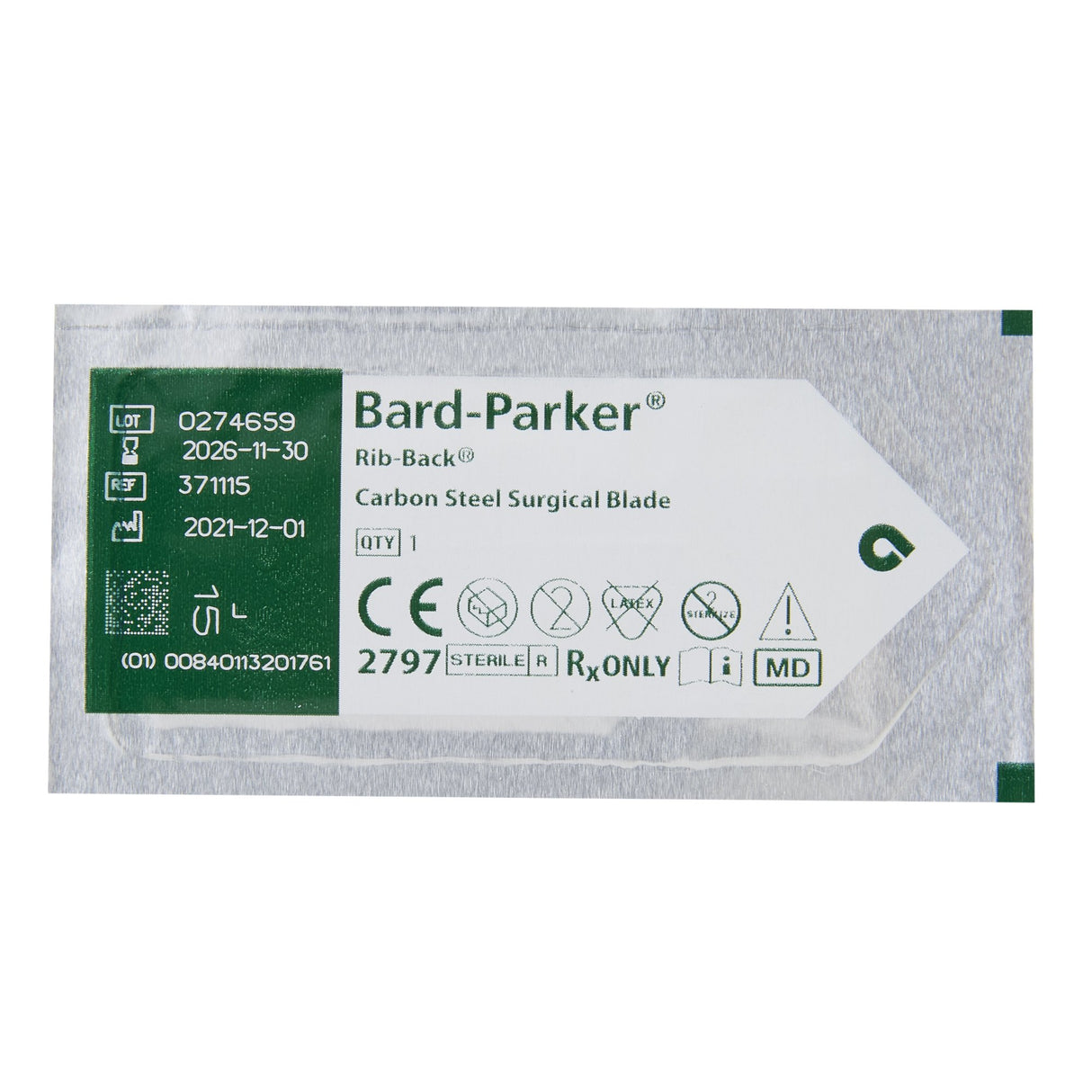 Surgical Blade Bard-parker® Rib-back® Carbon Steel Sterile - BeHope