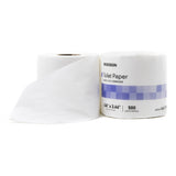 Toilet Tissue McKesson White 2-Ply Standard Size Cored Roll 500 Sheets 3-3/5 X 4 Inch - BeHope
