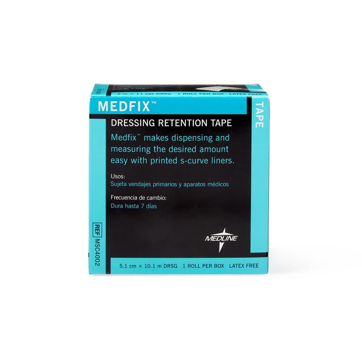 Water Resistant Dressing Retention Tape with Liner MedFix™ White 2 Inch X 11 Yard Nonwoven NonSterile - BeHope