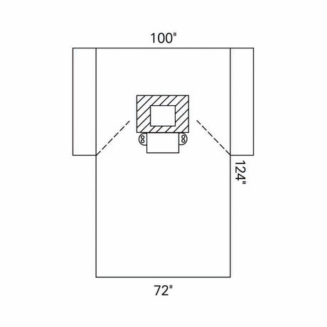 Surgical Drape Chest Drape 100 W X 72 W X 124 L Inch Sterile - BeHope