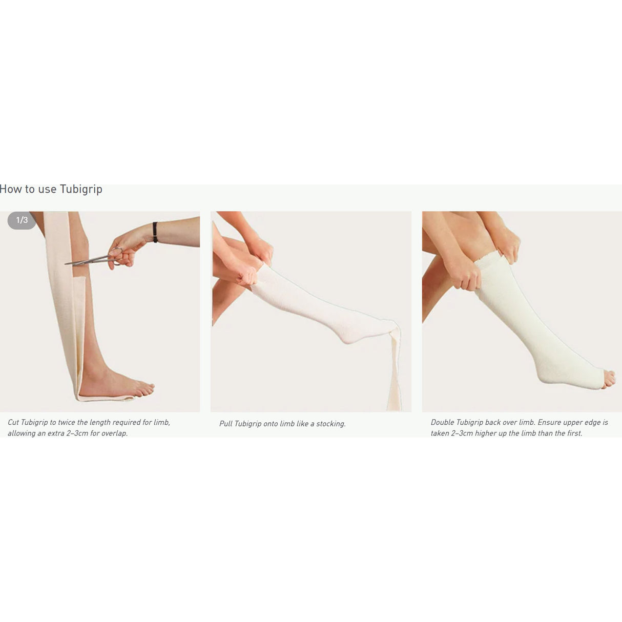Elastic Tubular Support Bandage Tubigrip® 6-3/4 Inch X 11 Yard Small Trunk Pull On Natural NonSterile Size J Standard Compression - BeHope