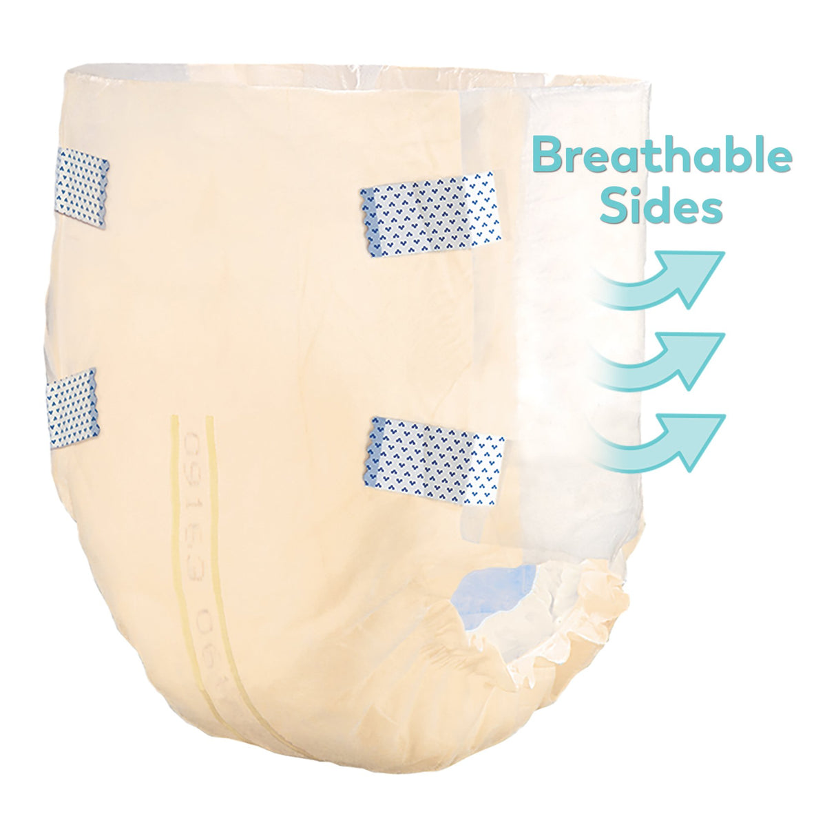 Unisex Adult Incontinence Brief Tranquility® Essential X-Large Disposable Heavy Absorbency - BeHope