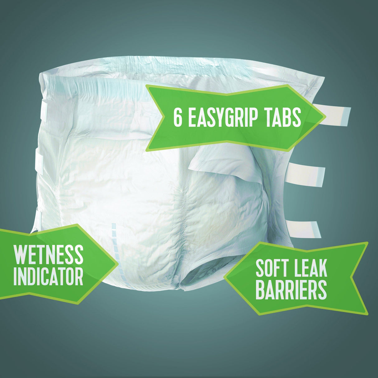 Unisex Adult Incontinence Brief Depend® Small / Medium Disposable Heavy Absorbency - BeHope