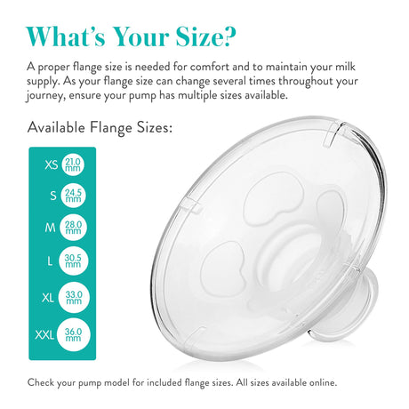 Breast Flange Evenflo AdvancedFit For All Evenflo Advanced Breast Pumps - BeHope