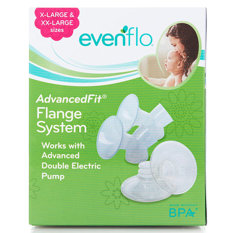 Flange System Evenflo AdvancedFit™ For Evenflo Advanced Double Electric Breast Pump - BeHope