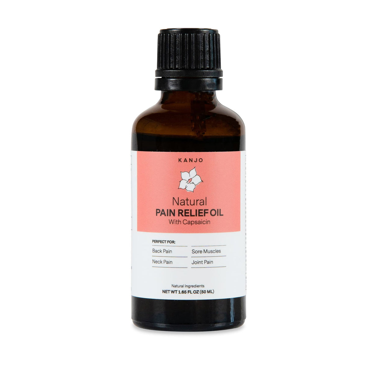 Topical Pain Relief Kanjo 0.15% Strength Capsaicin Topical Oil 1.65 oz. - BeHope