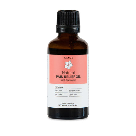 Topical Pain Relief Kanjo 0.15% Strength Capsaicin Topical Oil 1.65 oz. - BeHope