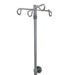 IV Stand Floor Stand 4 Hooks 5 Legs with Casters - BeHope
