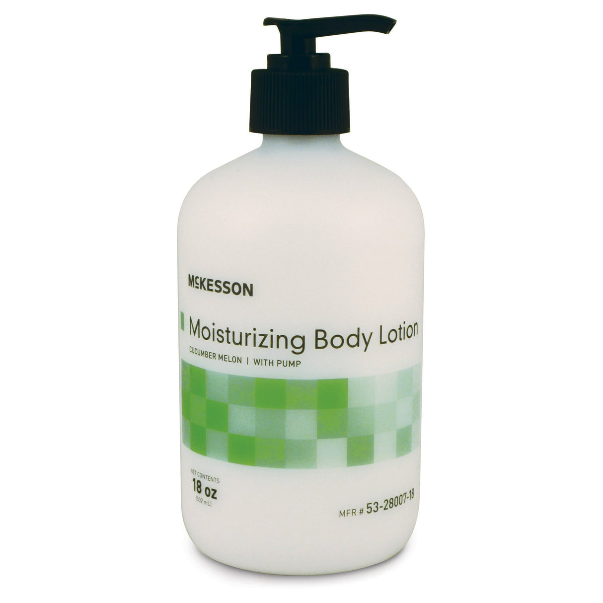 Hand and Body Moisturizer McKesson 18 oz. Pump Bottle Cucumber Melon Scent Lotion