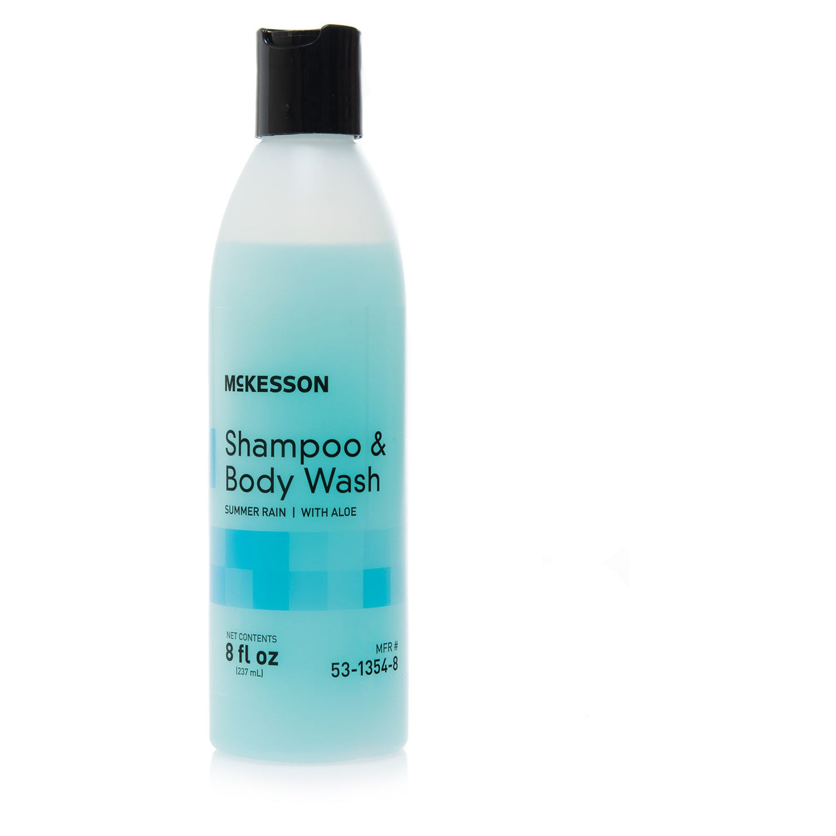 Shampoo and Body Wash McKesson 8 oz. Flip Top Bottle Summer Rain Scent - BeHope