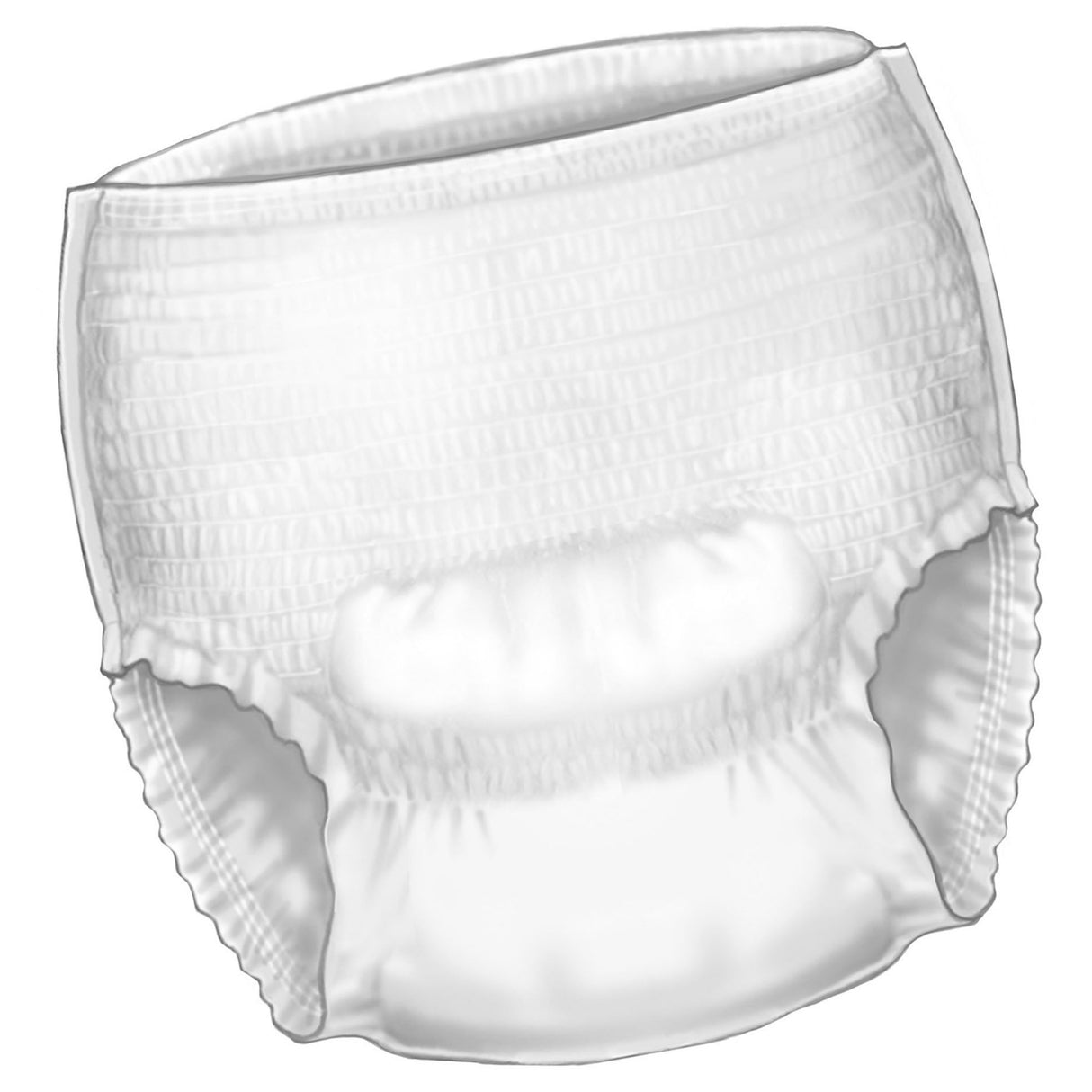 Unisex Adult Absorbent Underwear Sure Care Plus Pull On with Tear Away Seams Small / Medium Disposable Heavy Absorbency
