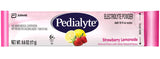 Oral Electrolyte Solution Pedialyte Powder Packs Strawberry Lemonade Flavor 0.6 oz. Electrolyte