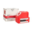 Mailback Sharps Container Sharps Assure Red Base 9 L X 5-1/2 W X 7-3/10 H Inch Vertical Entry 1 Gallon - BeHope