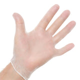Exam Glove Halyard™ Large NonSterile Vinyl Standard Cuff Length Smooth White Not Rated - BeHope