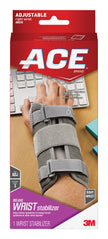 Wrist Brace 3M™ Ace™ Aluminum / Nylon / Polyester / Polypropylene / Polyurethane / Spandex Right Hand Gray One Size Fits Most - BeHope