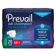Unisex Adult Incontinence Brief Prevail Air™ Overnight Size 1 / Medium Disposable Heavy Absorbency - BeHope