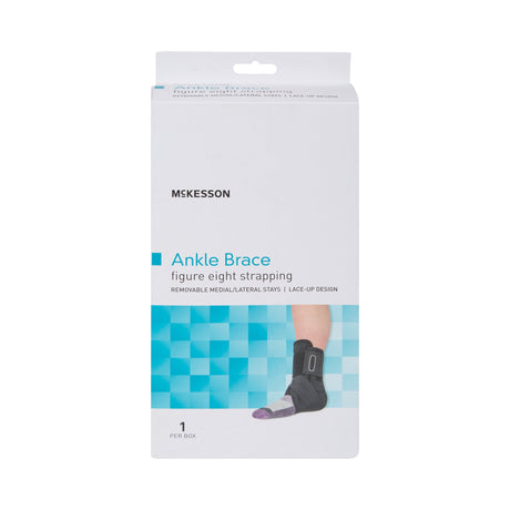 Ankle Brace McKesson Small Lace-Up / Figure-8 Strap / Hook and Loop Closure Foot - BeHope