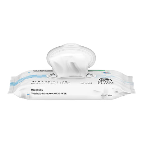 Personal Cleansing Wipe McKesson Soft Pack Unscented 48 Count - BeHope