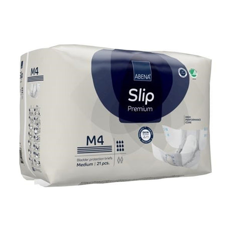 Unisex Adult Incontinence Brief Abena® Slip Premium M4 Medium Disposable Heavy Absorbency - BeHope