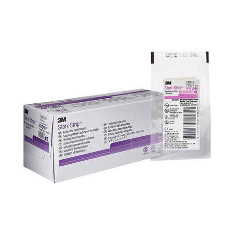 Skin Closure Strip Steri-Strip™ 1/8 X 3 Inch Nonwoven Material Reinforced Strip White - BeHope