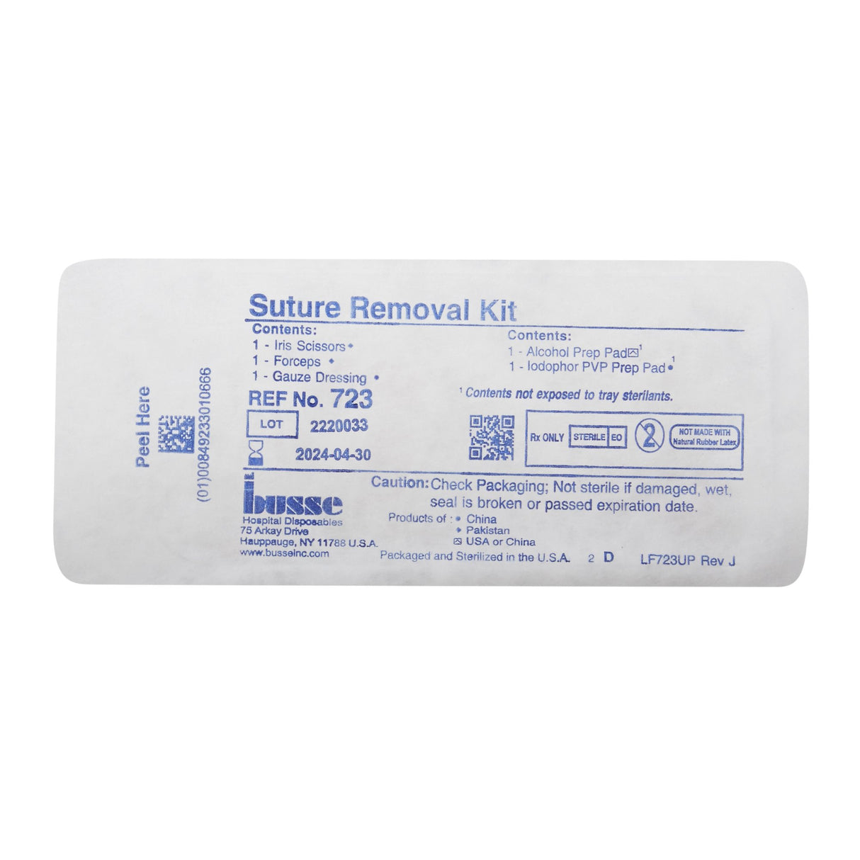 Suture Removal Kit Busse Hospital Disposables - BeHope