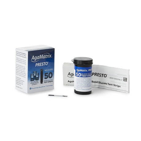 Blood Glucose Test Strips Wavesense® Presto® 50 Strips per Pack - BeHope