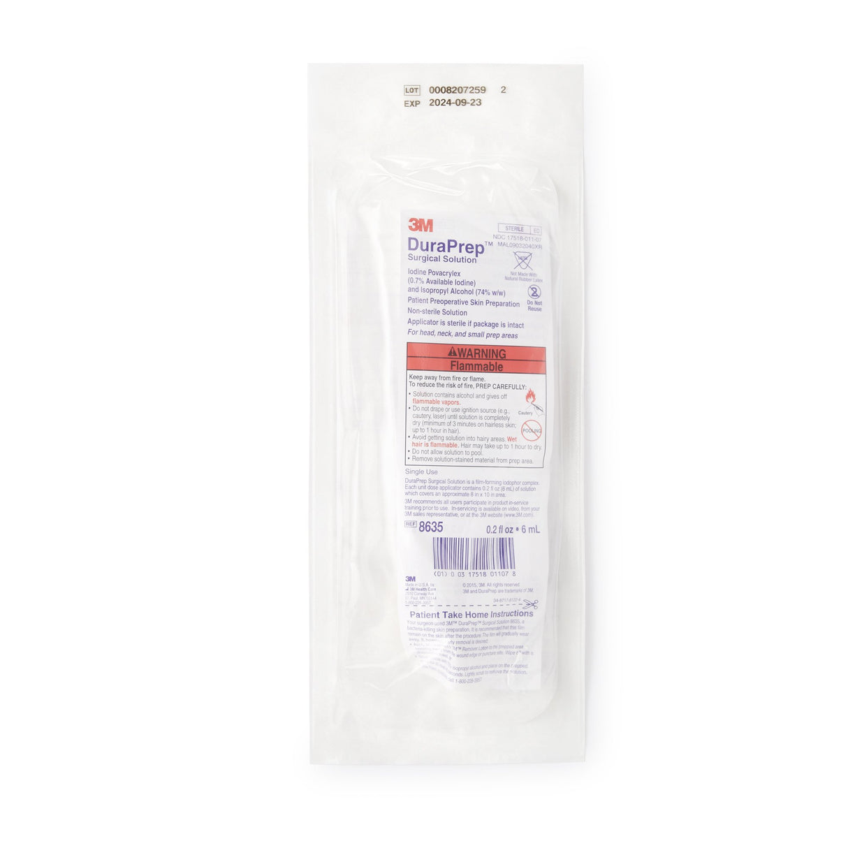 3M™ Duraprep™ Skin Prep Solution Foam Applicator for Antimicrobial Protection - BeHope