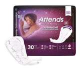 Bladder Control Pad Attends Premier Overnight 15 Inch Length Heavy Absorbency Polymer Core One Size Fits Most