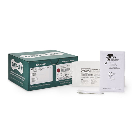 Foley Catheter / Line Securement Device Grip-Lok® Small, 3 Inch Length, Sterile - BeHope