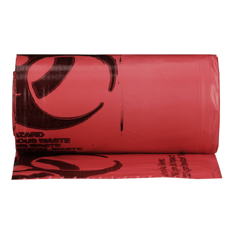 Biohazard Waste Bag McKesson Biohazard Symbol / Infectious Waste 7 to 10 gal. Red 24 X 24 Inch - BeHope