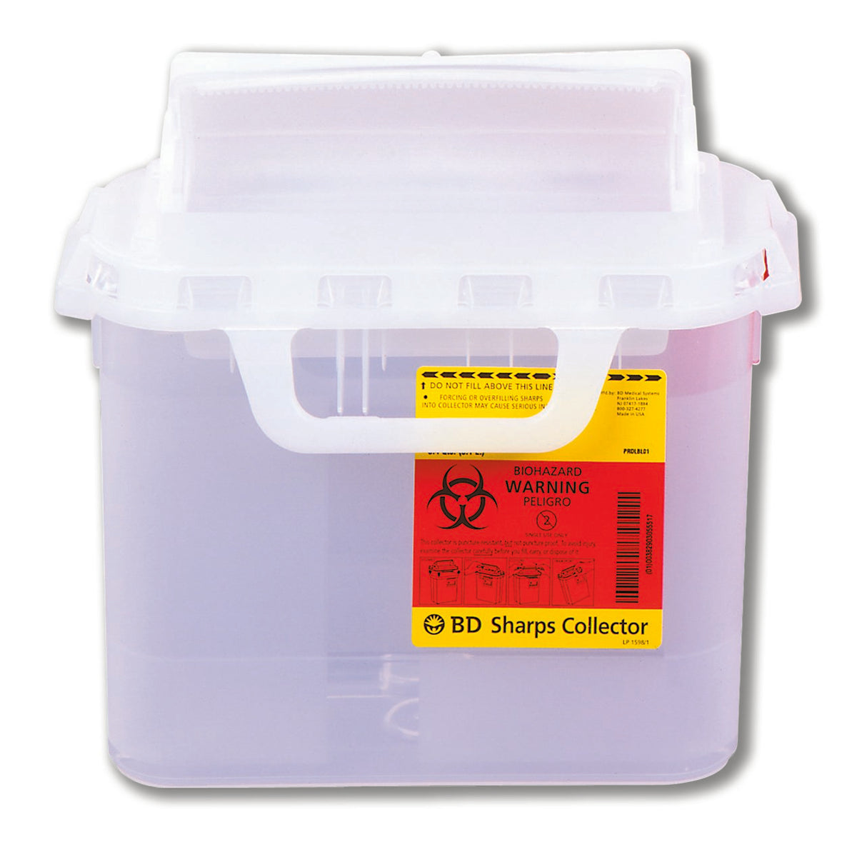 Sharps Container Bd™ Gardian Pearl Base 11-7/10 H X 16-3/5 W X 4-1/2 D ...