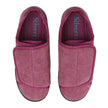 Slippers Silverts® Female Adult Size 10 / 2X-Wide Hard Sole Single Patient Use Dusty Rose - BeHope
