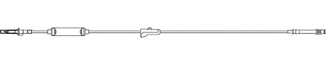 Cysto-Bladder Irrigation Set 55 mL 0.241 Inch OD 77 Inch 1 Lead Plastic - BeHope