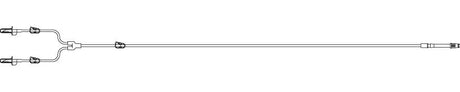 Arthroscopic Irrigation Set 100 mL 0.280 Inch ID 100 Inch 2 Lead - BeHope