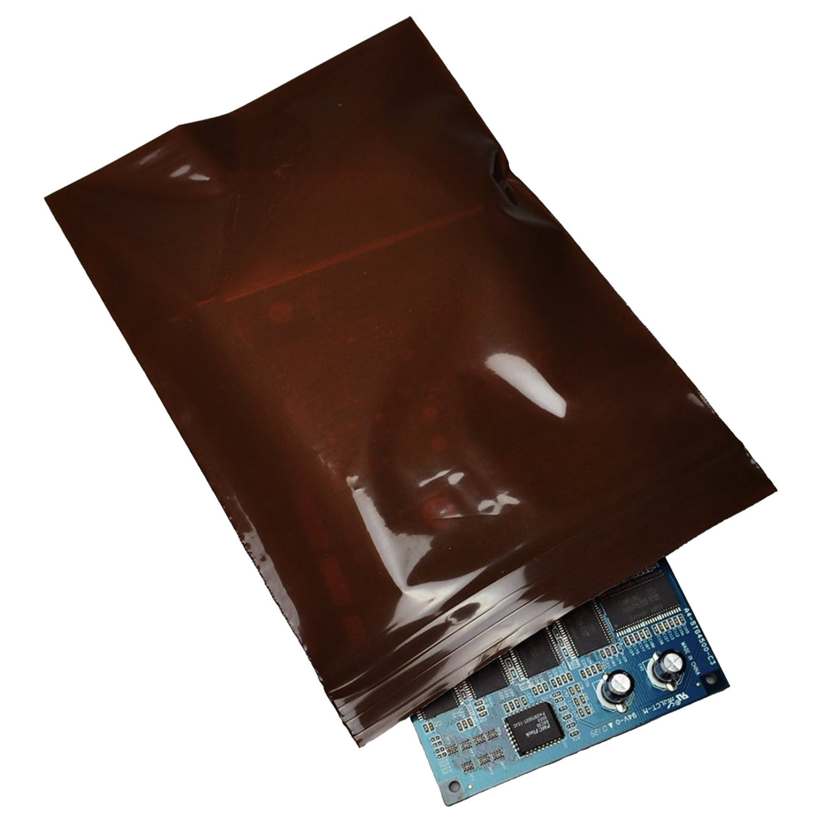 Reclosable Bag LK 12 X 12 Inch LDPE Amber Zipper Closure