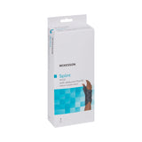 Wrist Brace with Abducted Thumb McKesson Aluminum / Foam / Spandex / Plastic Right Hand Black Medium - BeHope