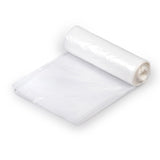 Trash Bag Colonial Bag 56 gal. Clear HDPE 14 Mic. 43 X 48 Inch X-Seal Bottom Coreless Roll - BeHope