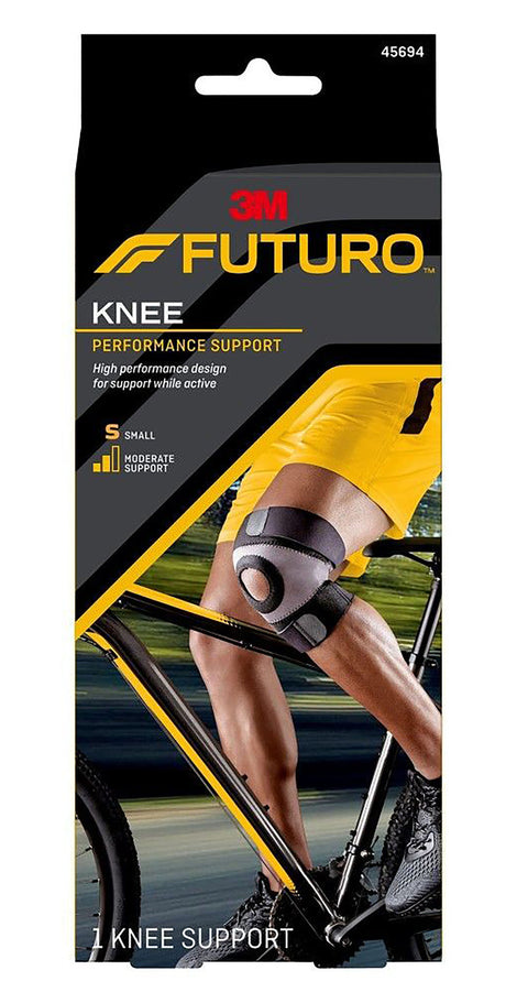 Knee Brace 3M™ Futuro™ Sport Moisture Control Small Pull-On / Hook and Loop Strap Closure 13 to 15 Inch Knee Circumference Left or Right Knee - BeHope
