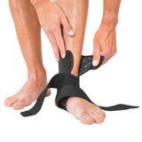 Ankle Support Mueller® One Size Fits Most Hook and Loop Strap Closure Men 5 to 13 / Women 6 to 14 Foot - BeHope